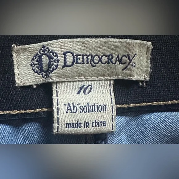 Democracy Ab Solution fringe jeans - Picture 3 of 4